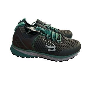 NEW SPIRA women’s phoenix running shoes medium width charcoal mint white 7